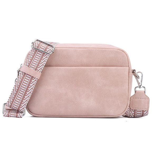 Small Crossbody Bag With Adjustable Wide Guitar Strap, Camera Purse Shoulder T_ - Picture 1 of 7